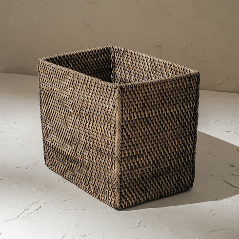Rattan storage baskets - Different sizes and colours! - Coastal Villa Homeware